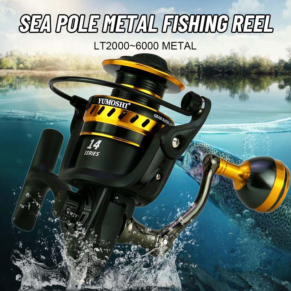 Preva Spinning Wheel Metal Fishing Gear LT2000 Series Gulungan Pancing