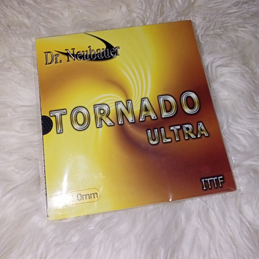 Bintik Pendek /Serang Dr N Tornado Ultra Pingpong Tenis meja Original - Hitam