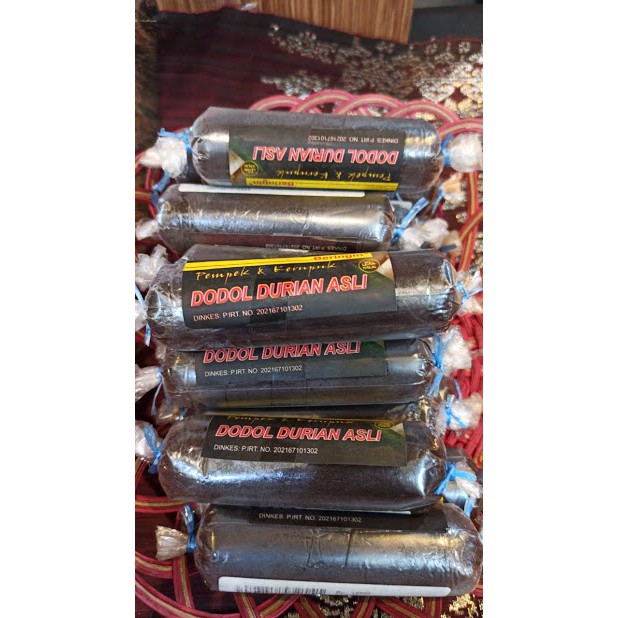 Dodol Durian Asli - Dari Daging Buah Durian Asli - Pempek Beringin Palembang