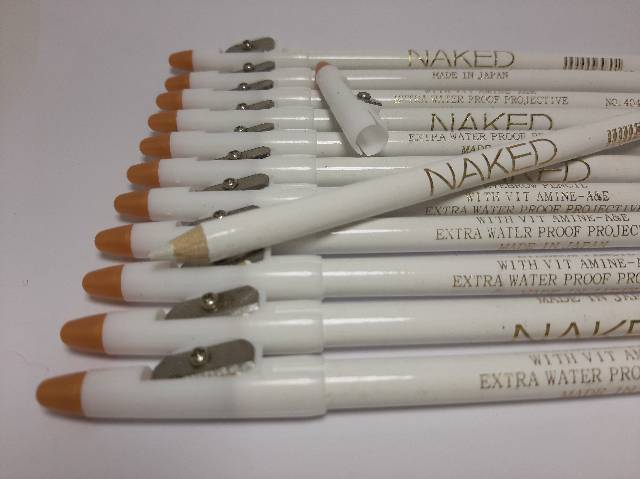 PENSIL ALIS NAKED PUTIH TUTUP SERUT /1PS