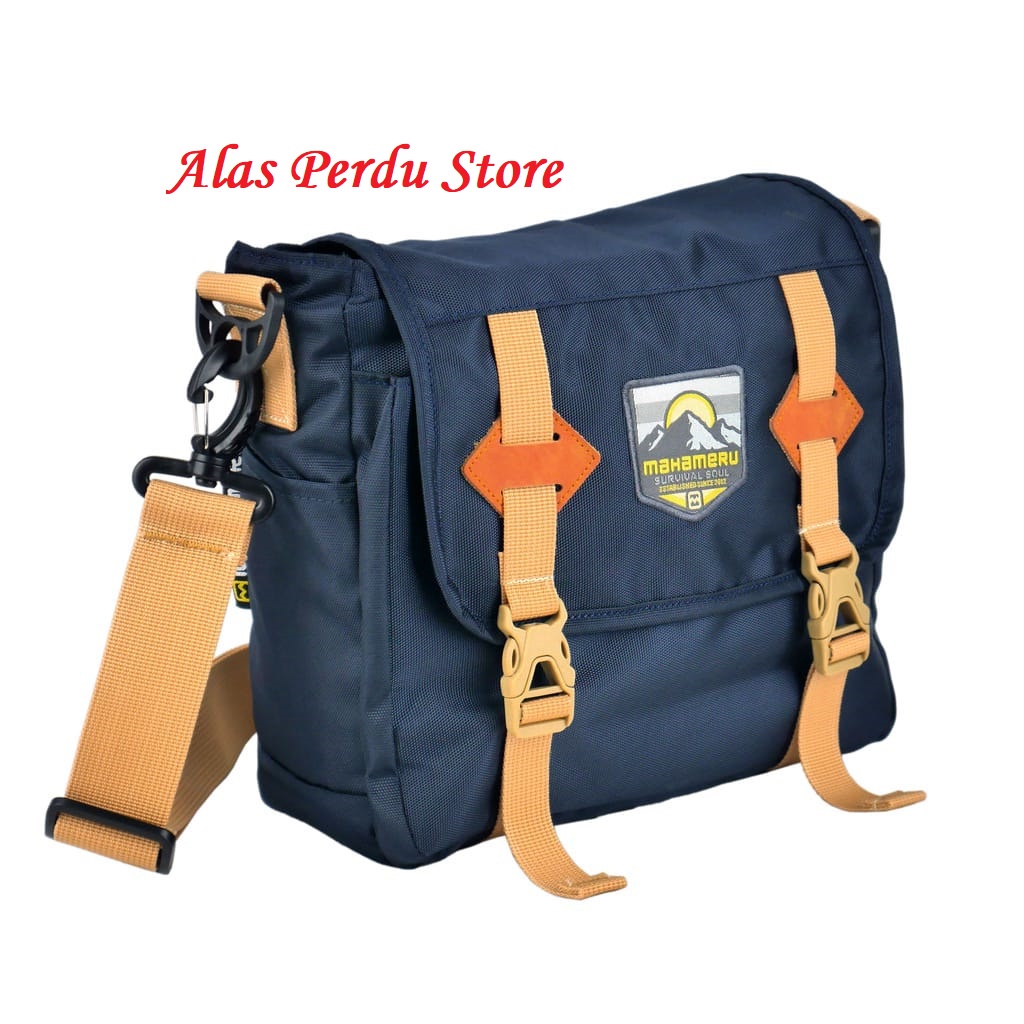 Travel Pouch Mahameru / TAS SELEMPANG MAHAMERU PBM 002B  / Sling Bag Mahameru original kuat kokoh