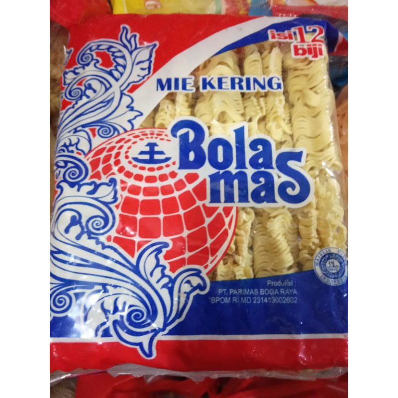 

Mie kuning bolamas/mie kering/mie telur 600g