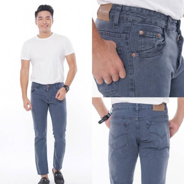 JEANS PRIA ORIGINAL VEDRO ABU TERMURAH