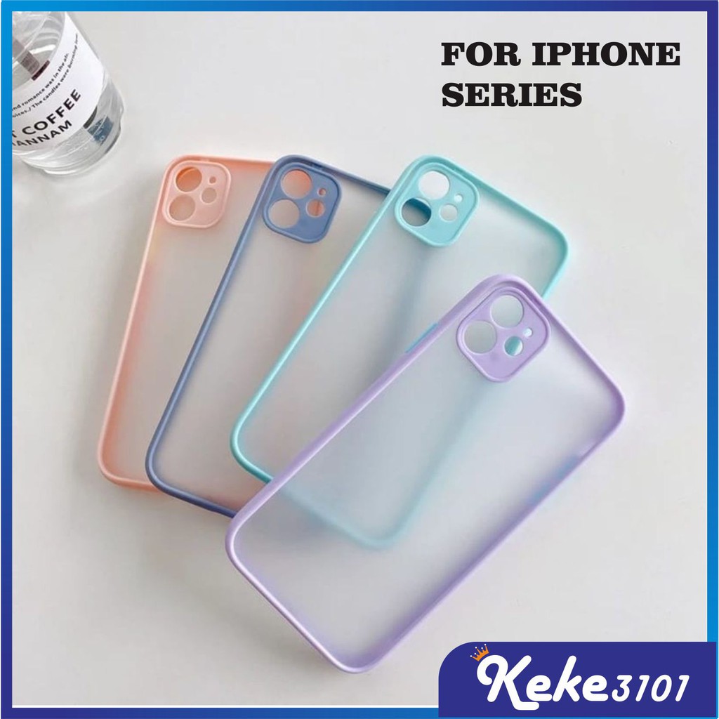 Case Iphone 6 / 6 Plus / 7 / 7 Plus / X XR Max My Choice Macaron Fuze Lens