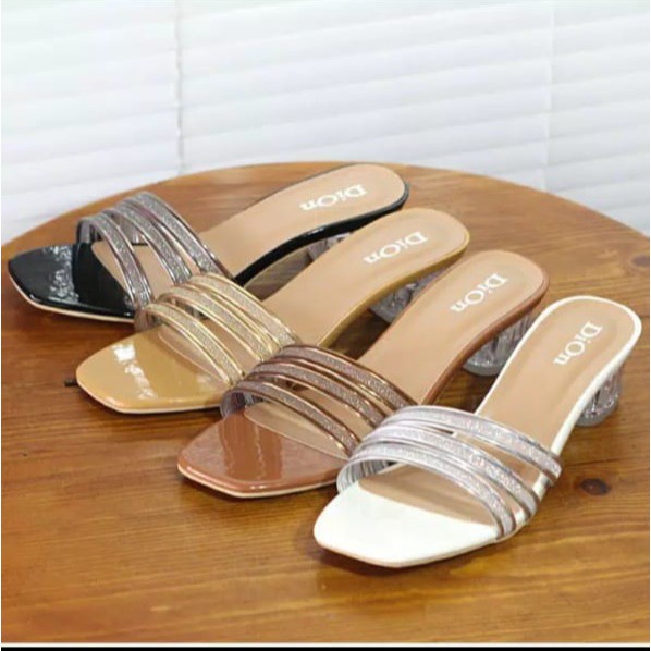 heels kaca 4cm jeli warna 01