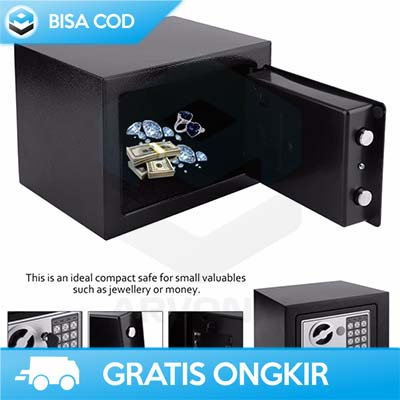 BRANKAS MINI KOTAK PENYIMPANAN TAFFGUARD 17E 4.6L ORIGINAL SAFE DEPOSIT BOX BRANGKAS UANG PASSWORD ANGKA