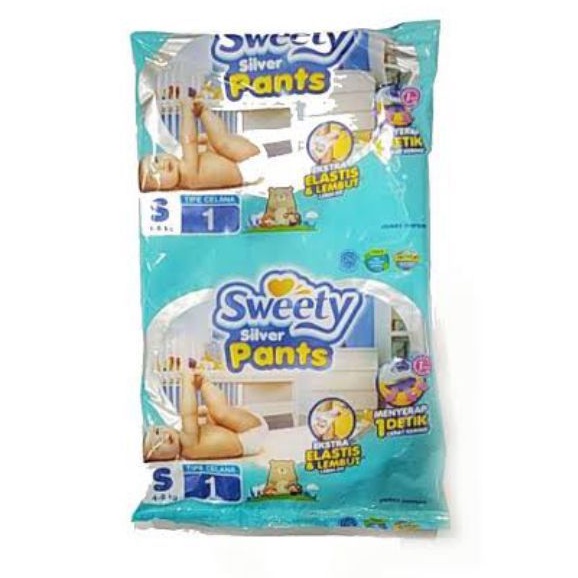 Sweety Silver Pants Sachet Isi 6