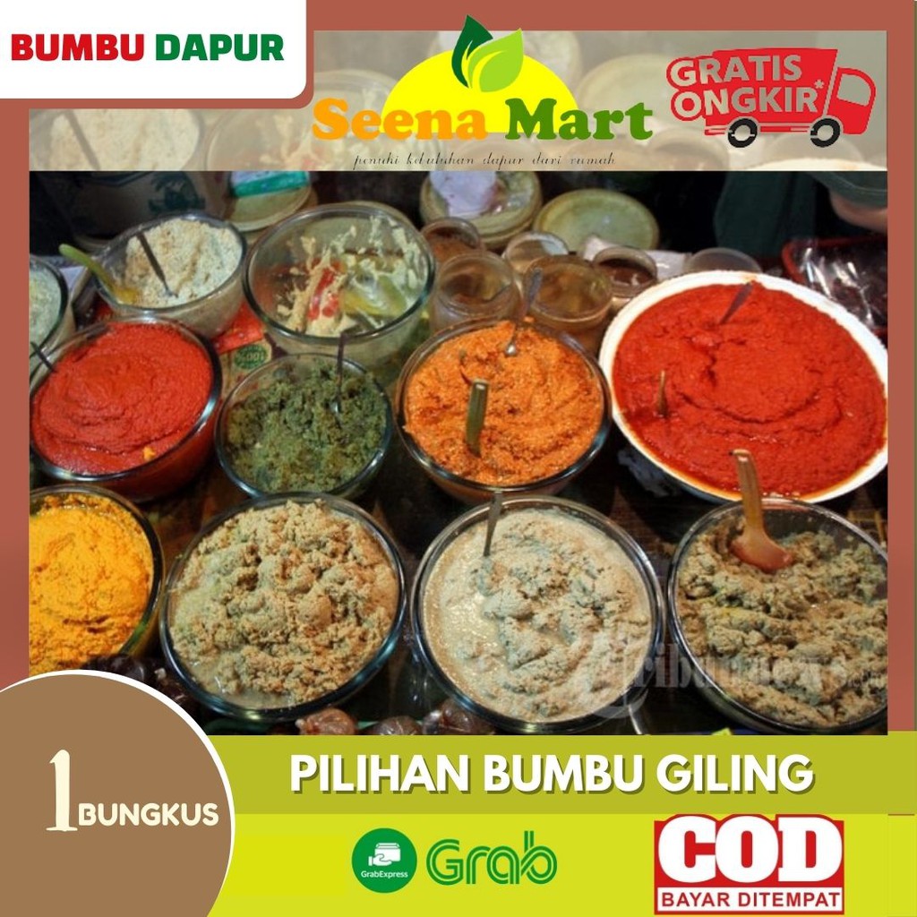 

Bumbu Giling Rempah Halus Dapur Masak Praktis Rendang Opor