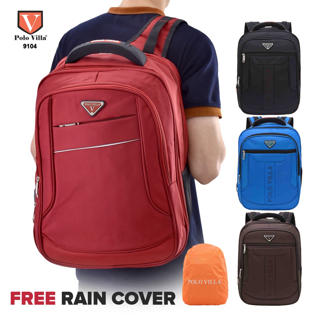 (TSI) Polo Villa Posh-lite Gentlemen Backpack 9104 Tas Sekolah