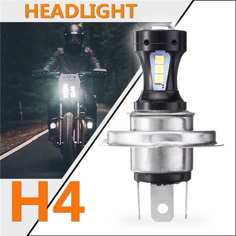 12v 18W H4 LED Conductivity LED Bulb Untuk Mobil Motor Headlight Car Fog Light Super Terang Thermal Tinggi