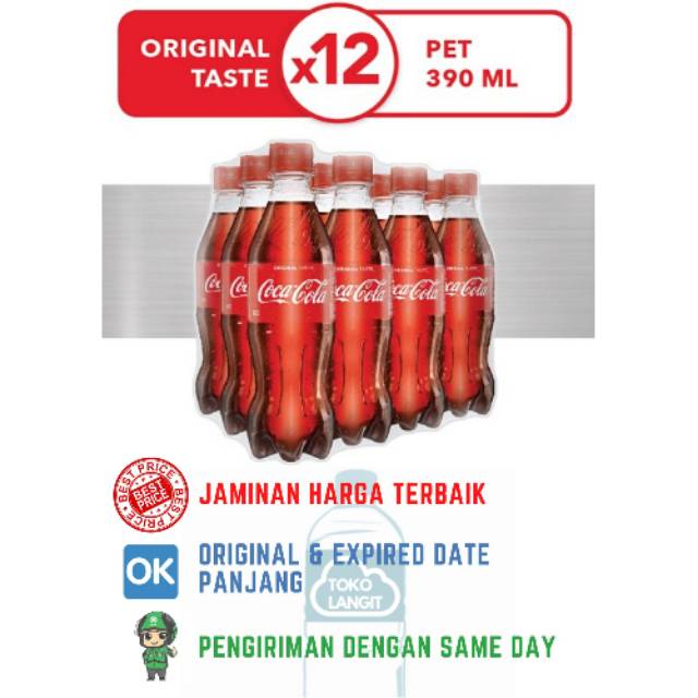 

COCA COLA ORIGINAL 390 ML (12 BOTOL/PACK)