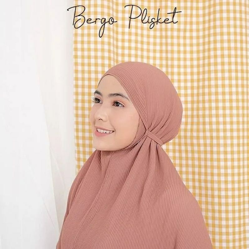 BERGO PRISKET TALI//HIJAB INSTANT PLISKET MARYAM /HIJAB BERGO PLISKET CANTIK