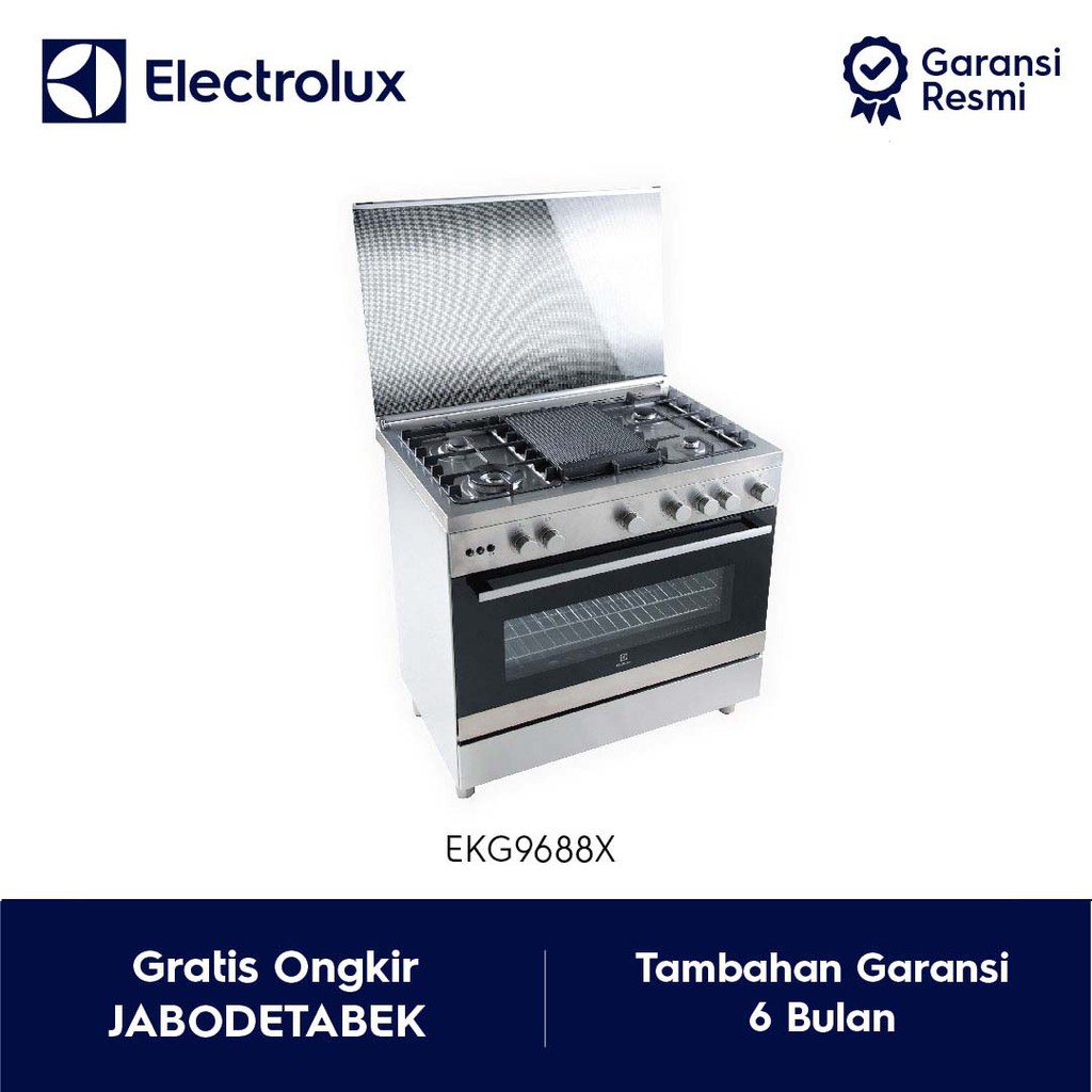 

Electrolux Kompor Freestanding EKG9688X / EKG9688 X / EKG 9688 X