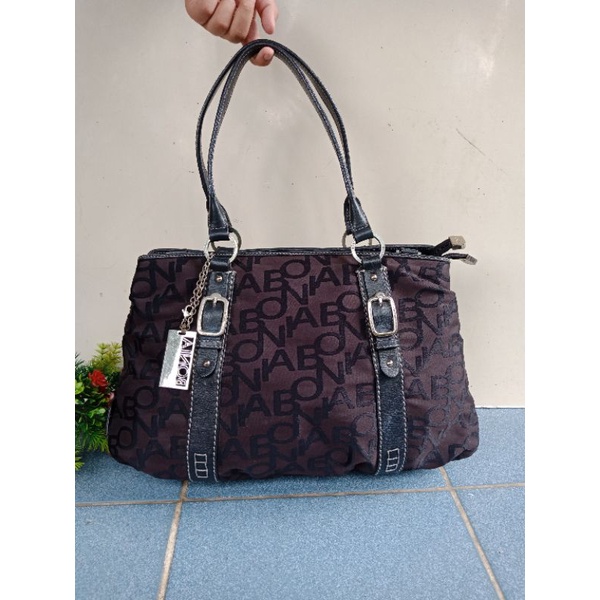 BONIA ITALY ORIGINAL TOTE BAG KOMBINASI, BONIA ORI,  PRELOVED BONIA,  BONIA SECOND