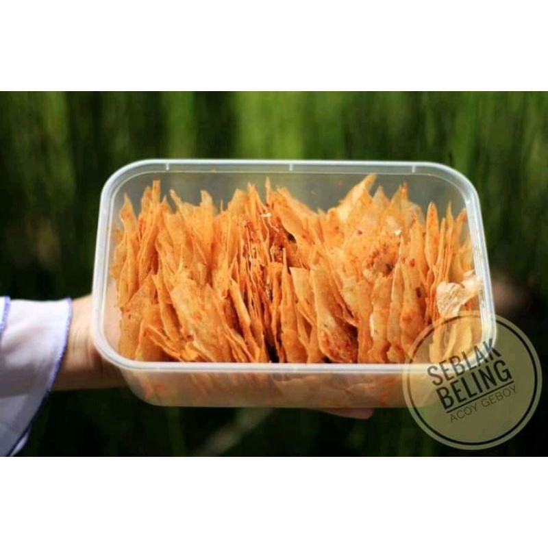 

Kripik kaca kripca keripik beling pedas original 250gram #kripca #keripik_kaca