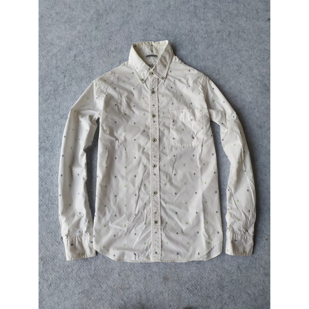 Kemeja panjang zamel second brand University of oxford