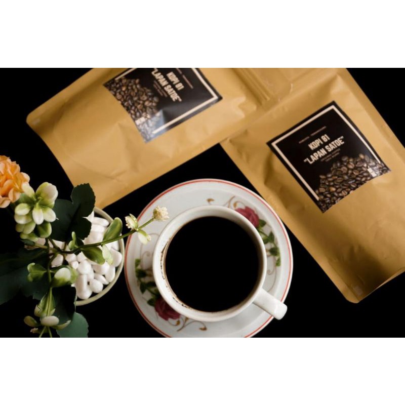 

Kopi Bubuk Robusta by Kopi Lapan Satoe kemasan 200gr