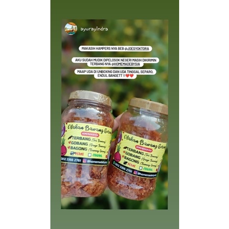 

Olahan Bawang Goreng (Teri/Grago/Original) netto 100gr kemasan toples