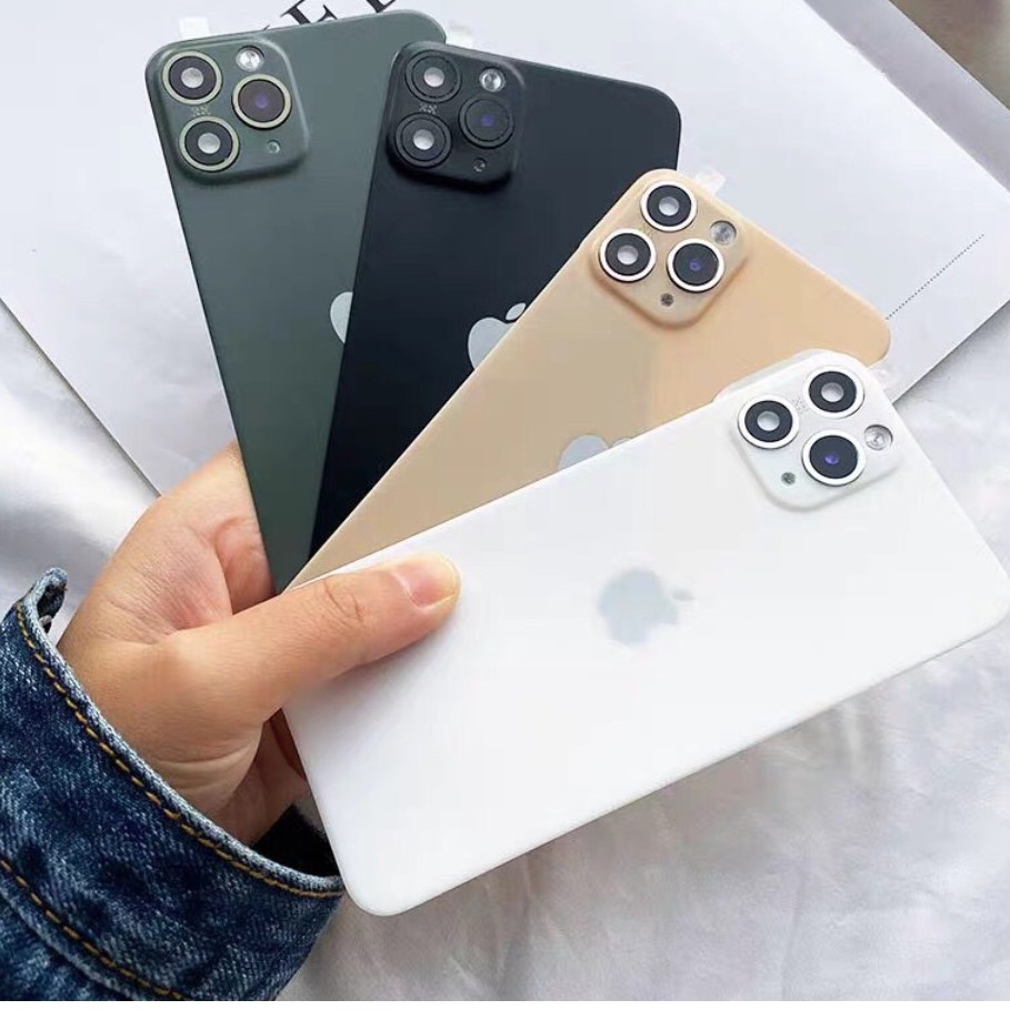 Fake back cover change case Iphone X XS XR XS MAX change to Iphone  11 Iphone 11 Pro Iphone 11 Pro Max