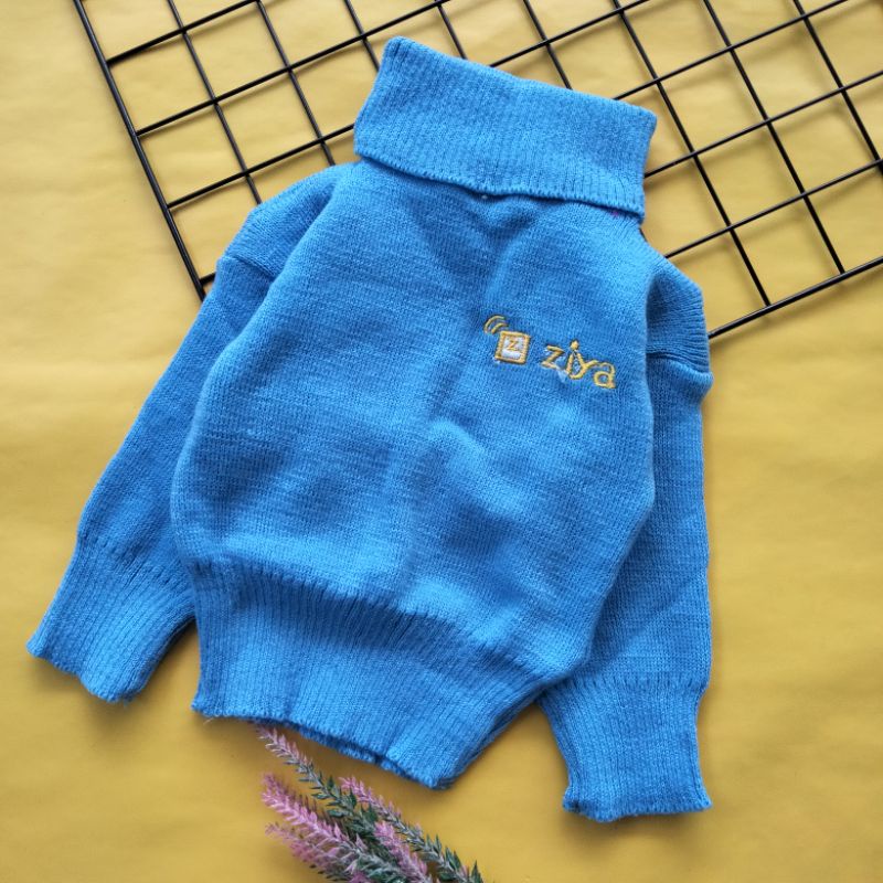 korean style sweater rajut bayi 5-15 bln model turtleneck