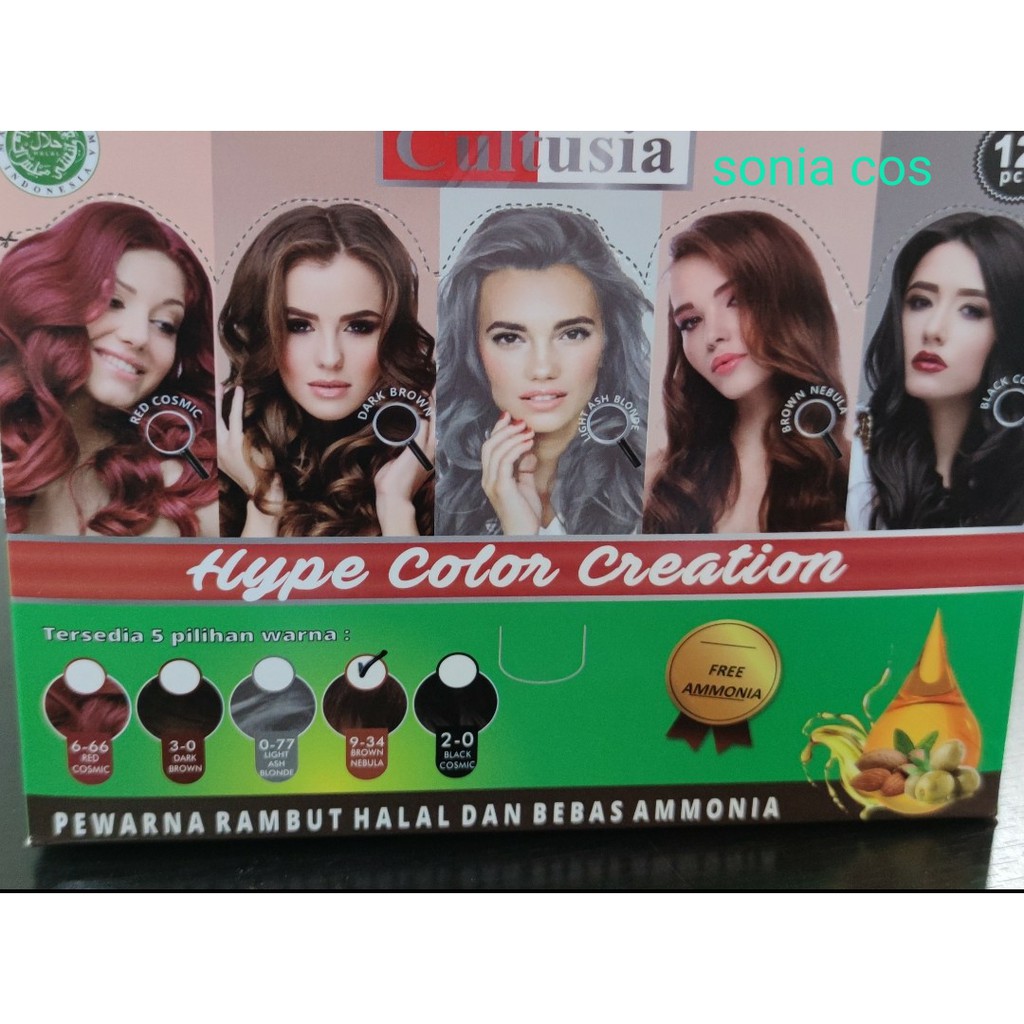 [BISA COD]+CULTUSIA HYPE COLOUR SACHET 30 ML