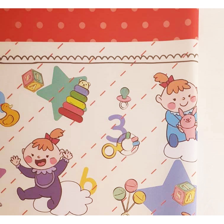 Kertas kado Wrapping Paper Sansan Wawa Seri Baby Kids