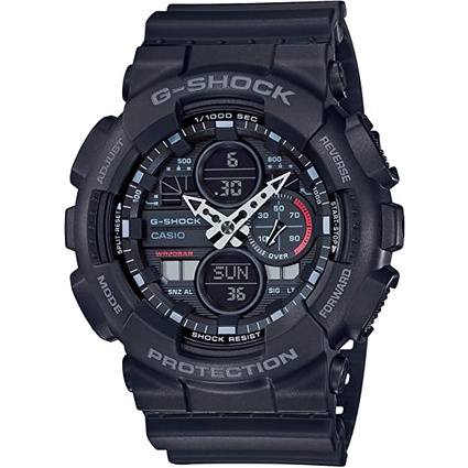 Casio Mens Quartz Watch, Analog-Digital Display and Resin Strap GA-140-1A1