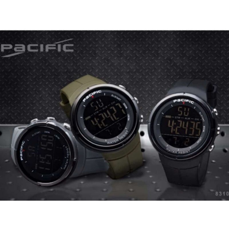 Jam Tangan Pacific 83110 Original Free Tas Tactical