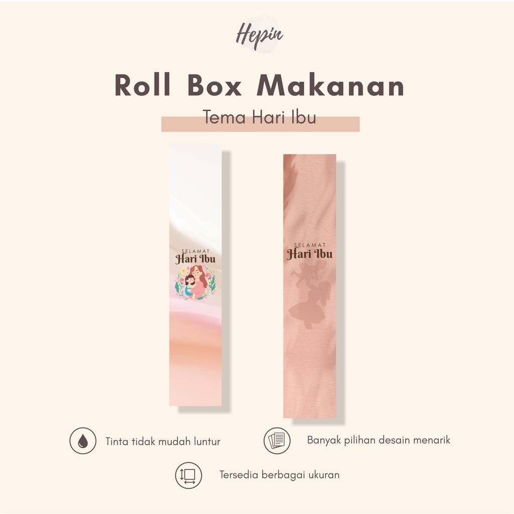 

roll box makanan tema HARI IBU