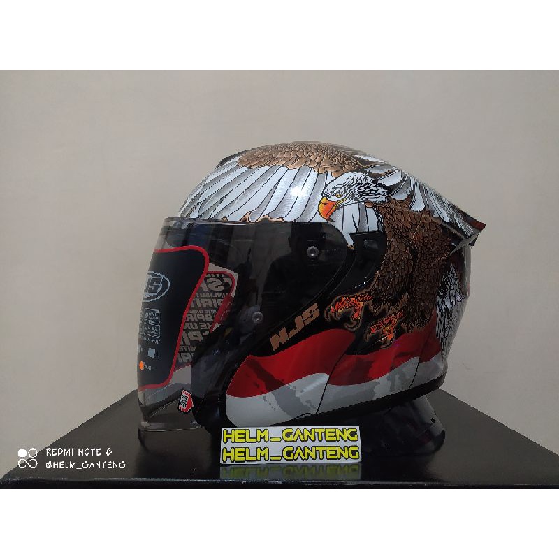 njs kairoz garuda double visor