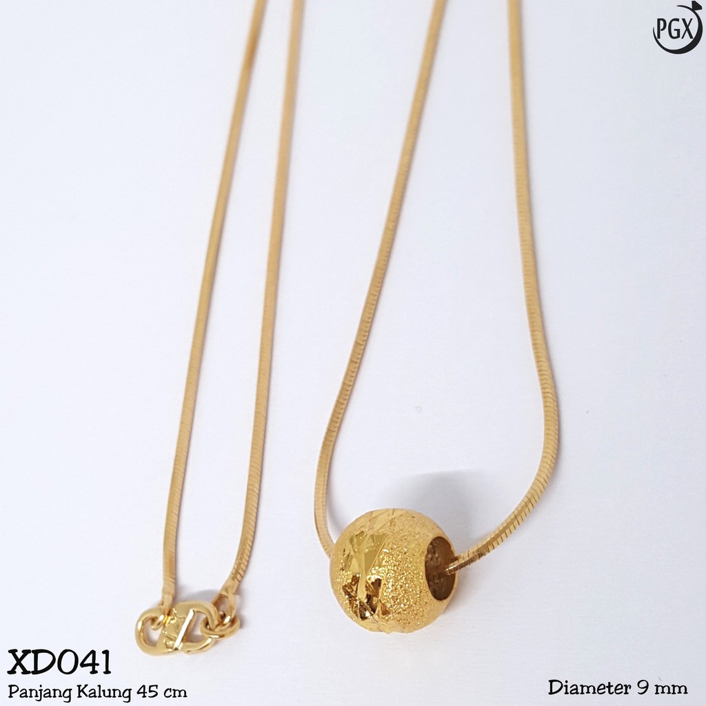 PGX Kalung Wanita Xuping Aksesoris Fashion Perhiasan Lapis Emas Premium - XD041