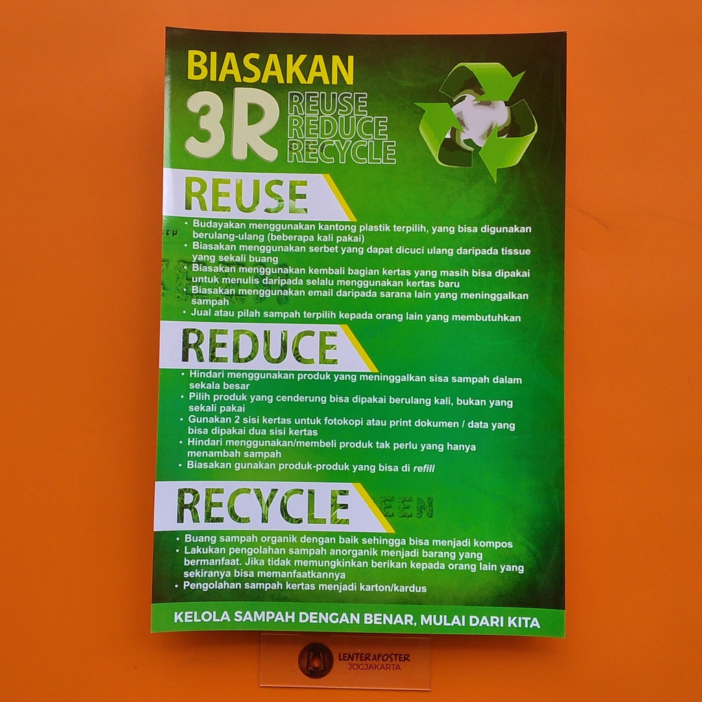 jual-poster-biasakan-3r-reuse-reduce-recycle-poster-pengolahan
