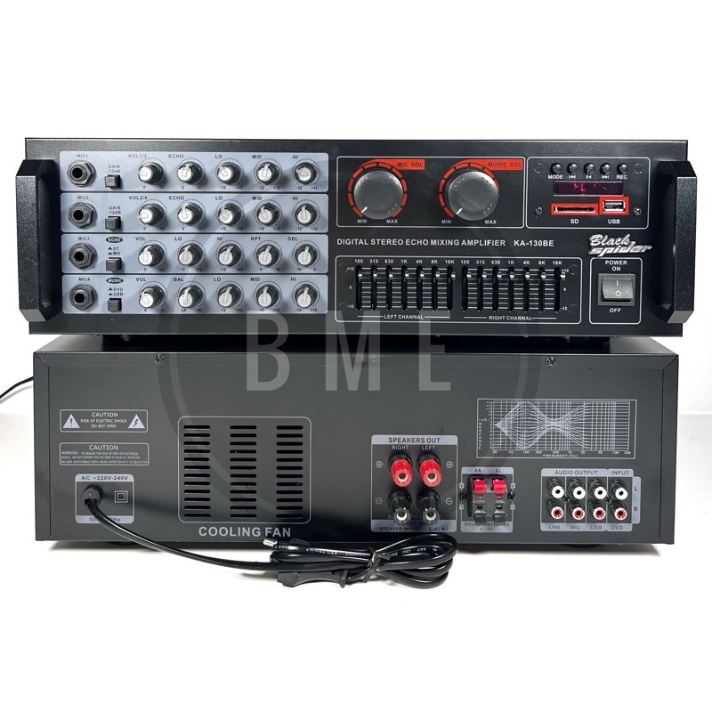 AMPLI BLACK SPIDER KA 130 BE AMPLIFIER BLACKSPIDER KA 130BE KA130BE