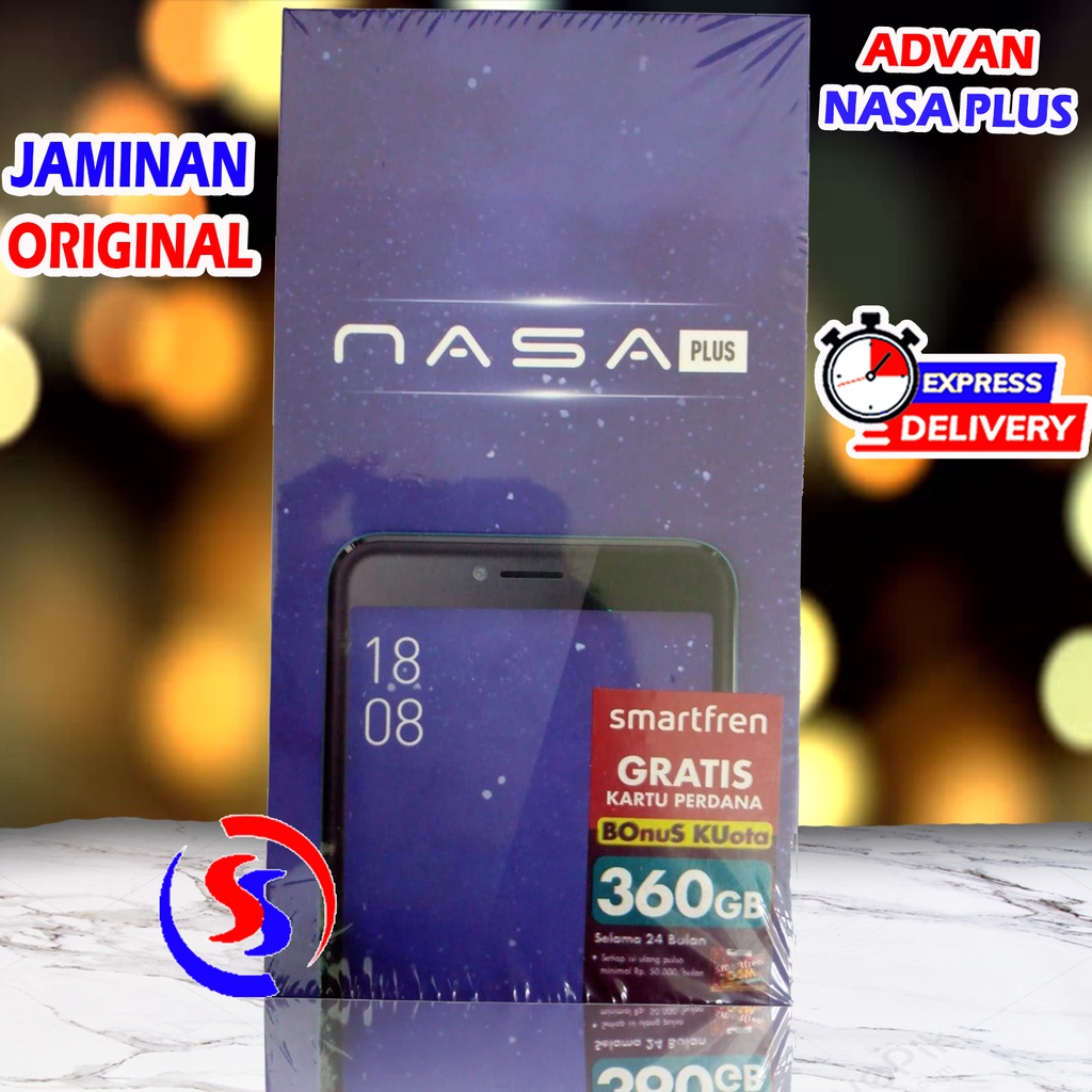 ADVAN NASA PLUS RAM 2GB/16GB GARANSI RESMI BONUS KUOTA 360 GB SMARTFREN