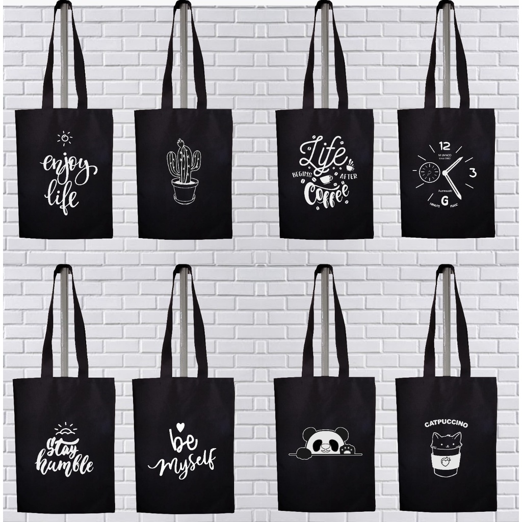 TOTE BAG WANITA KANVAS RESLETING KPOP TERMURAH