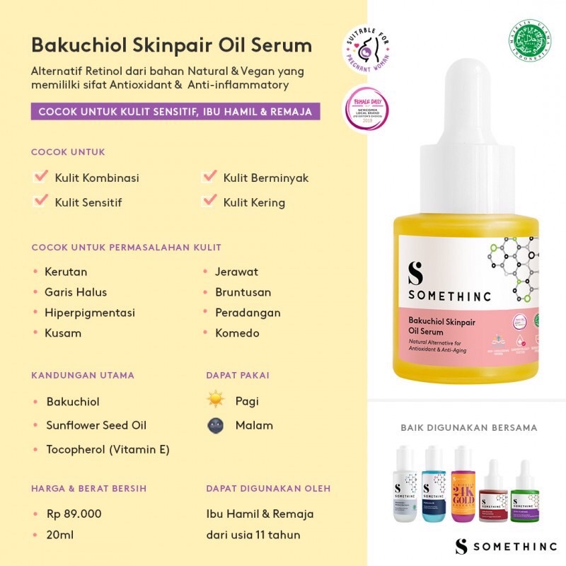 Somethinc Bakuchiol Skinpair Oil Serum 20ml