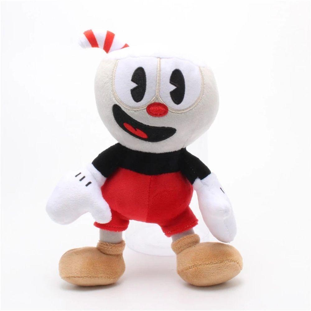 Lanfy Cuphead Boneka Plush Boneka Boneka Boneka Mainan Xmas Hadiah Natal Brinquedos Boneka Boneka Rumah Mainan Lembut Mainan Permainan Boneka Mainan