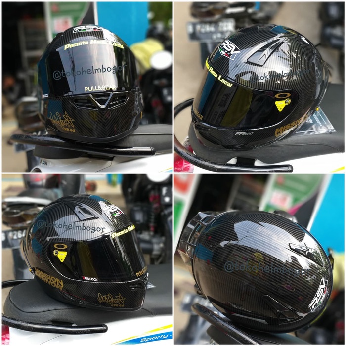 Rsv Ffzero Carbon Visor Smoke Dan Spoiler Gpr 2.0 V4 Termurah