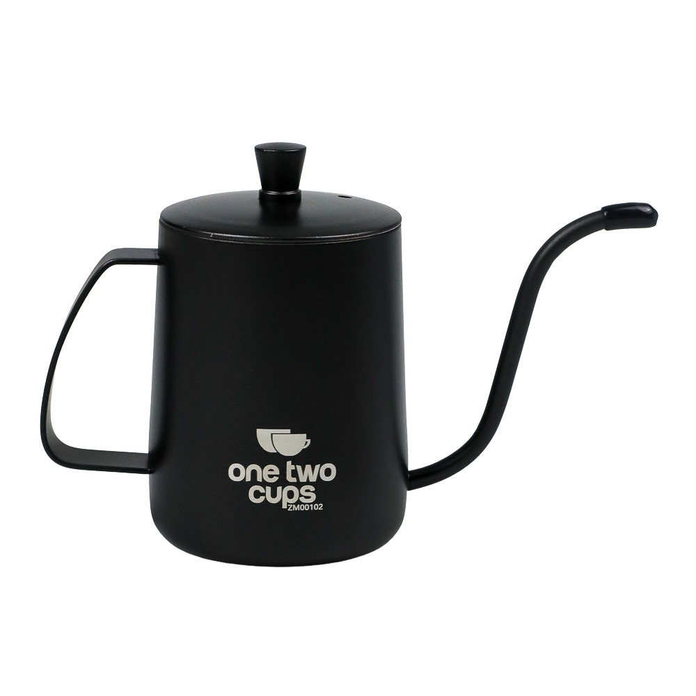 GSSi One Two Cups Teko Pitcher Kopi Teh Hand Drip Kettle Cup Stainless Steel 350ml - Zm00102 - Black Or-i