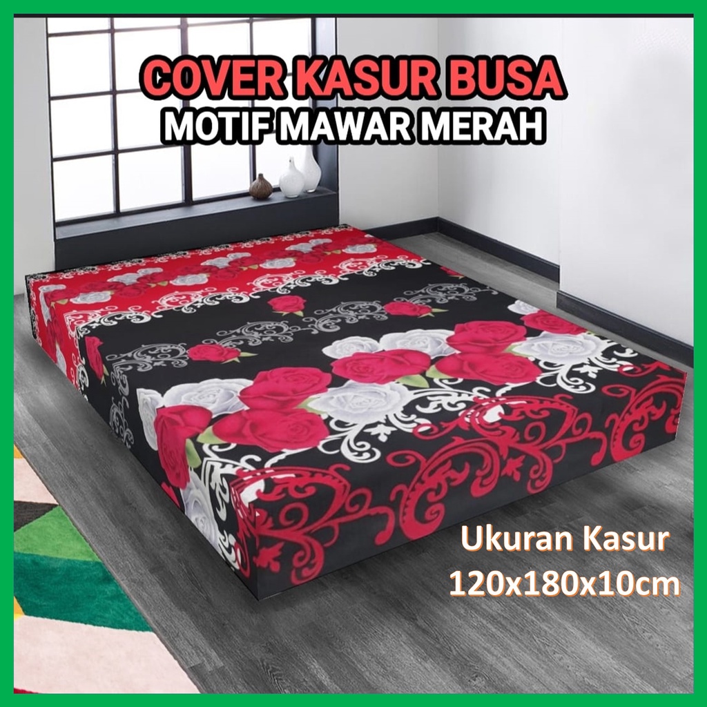 (TERMURAH) Sarung Kasur Busa Resliting Ukuran 120x180x10 bawah spanbon,Cover Kasur Busa Inoac Grosir