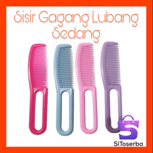 SISIR RAMBUT LOBANG TANGGUNG 17 CM - SISIR PEGANGAN - SISIR LURUS - SISIR CATOK - SISIR MURAH