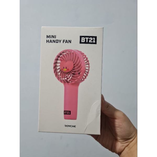 bt21 handy fan preloved // bt21 tata handy fan