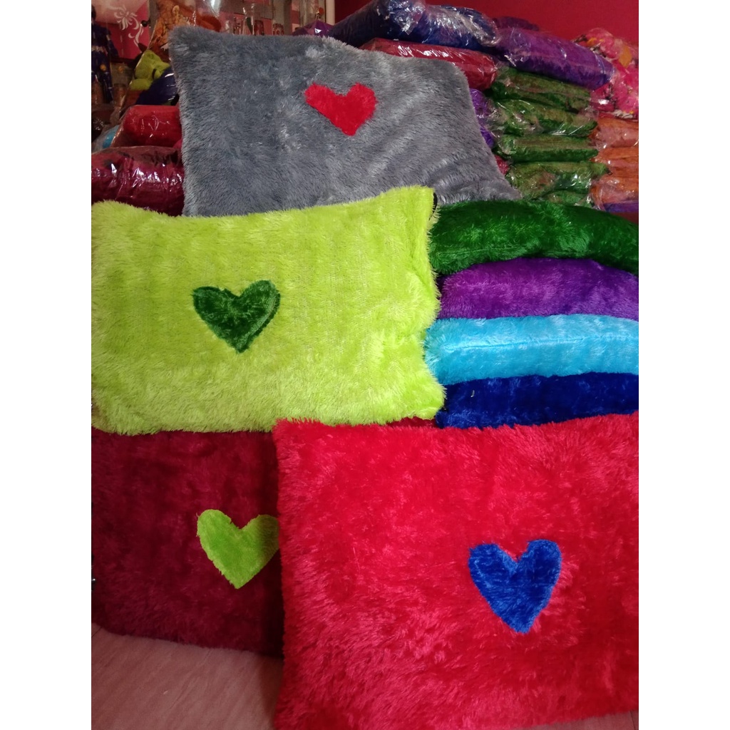 sarung bantal, dan sarung guling bulu rasfur uk 45x60