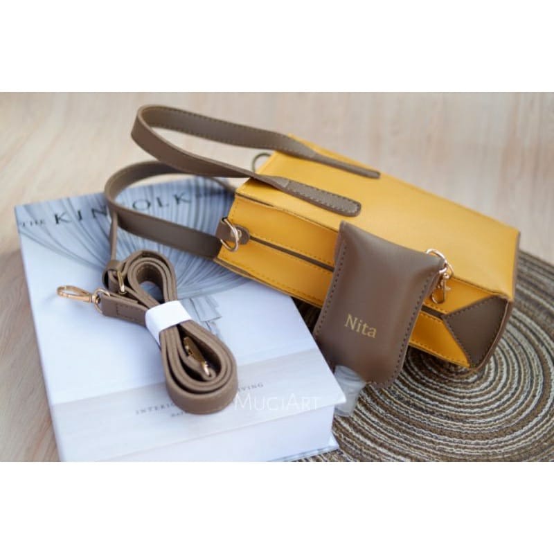 Lorra Sling bag/clutch bag(free dusbox &amp; pouch hs)