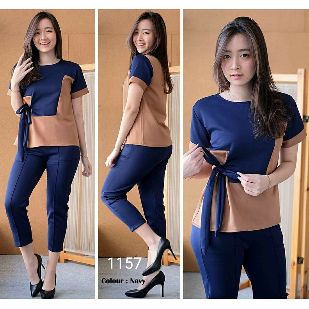 (BISA COD) SETELAN WANITA 1157 FASHION WANITA SET | 1 STEL | TWO PIECE SET