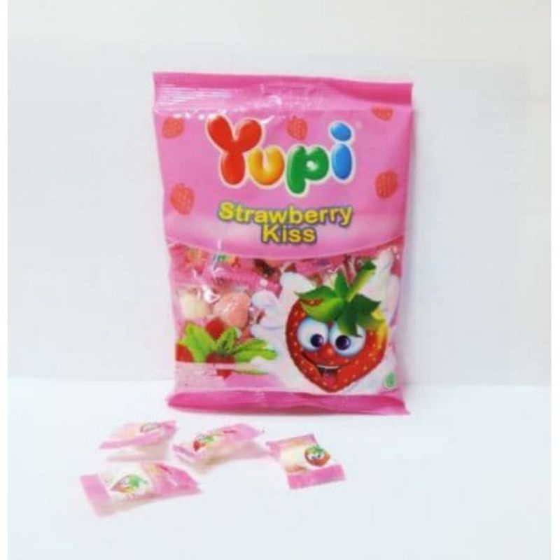 

Yupi strawberry Kiss 120 gram