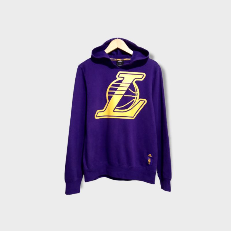 Hoodie Lakers NBA x Adidas second thrift