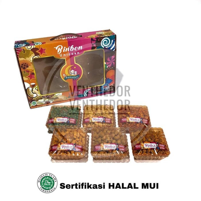 

Paket Kue Lebaran Kue Kering Lebaran BinBon Unicorn Nuts Kacang HALAL