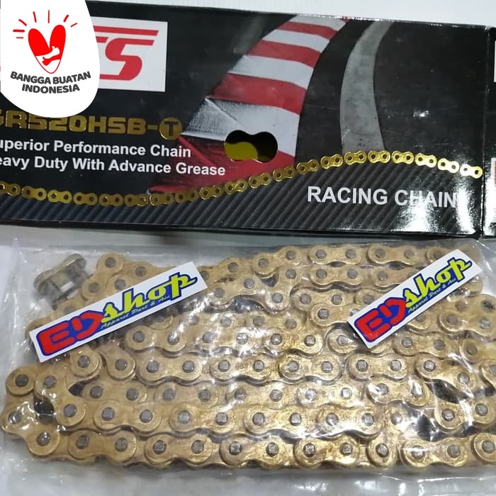 rantai 520 120L SSS HSBT R25 CBR250 RR MT25 GOLD