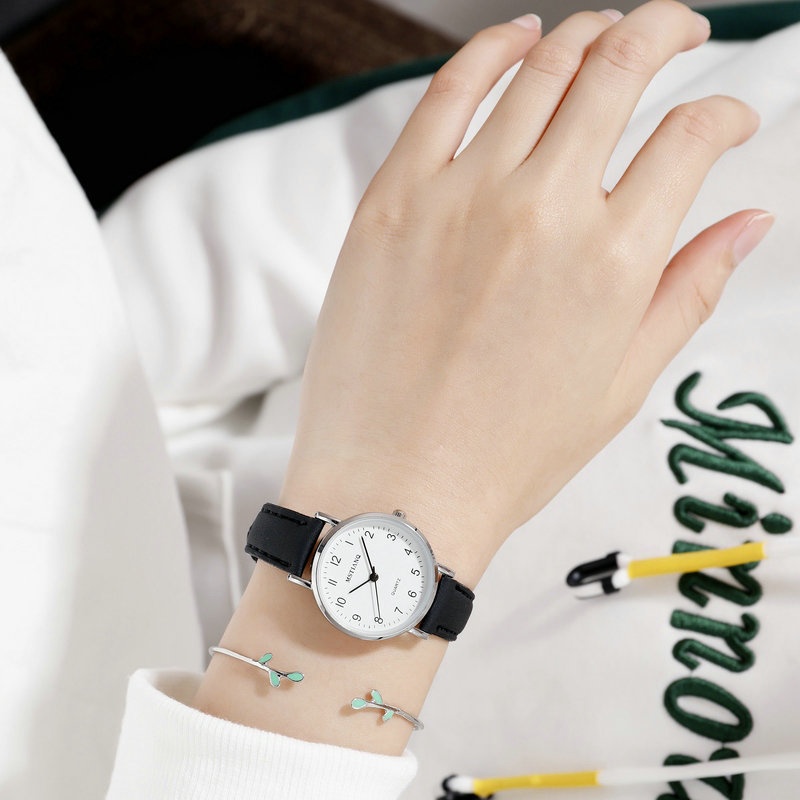Jam Tangan Wanita A0122 Versi Korea Jam Tangan Kuarsa Vintage